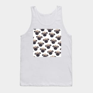 Pug Triangle Pattern Tank Top